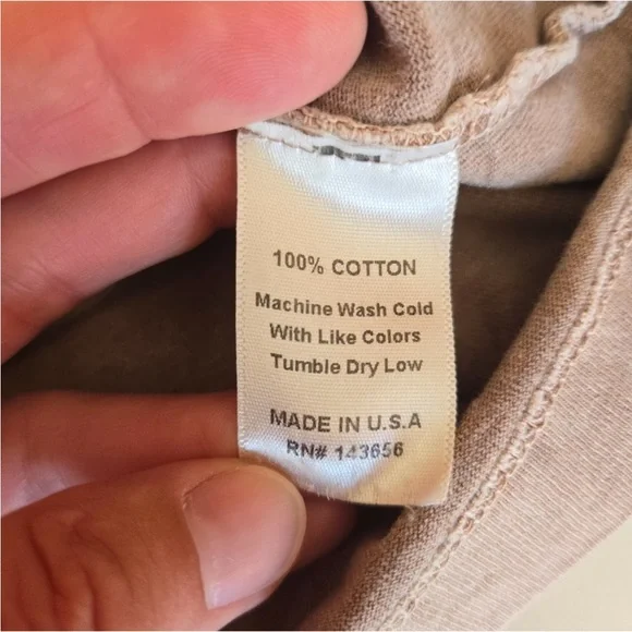 Joah Brown Relaxed Fit Brown Tee - Picture 5 of 6